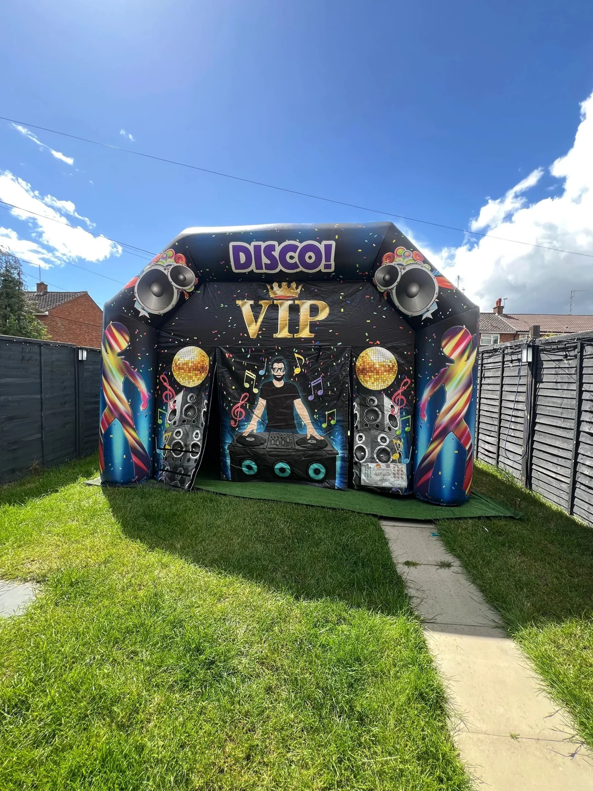 Crazy Nightclubs Silver inflatable nightclub